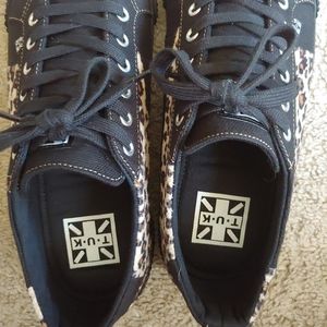 Tuk Leopard Fur Patch Sneaker